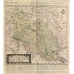 SLĄSK. Mapa Slezska; převzato z: J.E. Lange, Neuer Indemnisations- und Grenz-Atlas ...