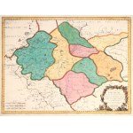 WIELKOPOLSKA. Mapa Velkopolska; ryt. A. Peyrounin, vydal N. Sanson, Paříž 1665; ....