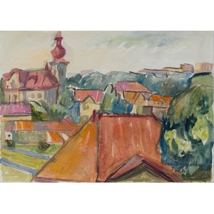 Irena Knothe (1904-1987), Ansicht von Prag, 1960er Jahre.