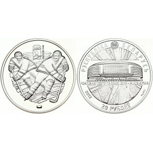 Belarus 20 Roubles 2012 World Ice Hockey Championship