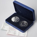 Belarus 20 Roubles 2012 & 2013 World Ice Hockey Championship 2014 SET of 2 Coins