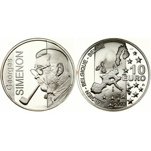 Belgium 10 Euro 2003 Georges Simenon
