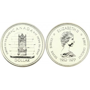 Canada 1 Dollar 1977 25th Anniversary of the Coronation of Elizabeth II