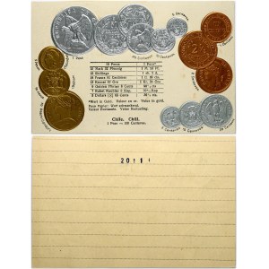 Chile Post Card ND (20th Century) Examples of Coins