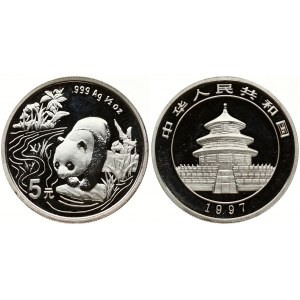 China 5 Yuan 1997 Panda
