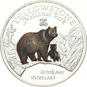 Cook Islands 10 Dollars 1996 Yellowstone National Park