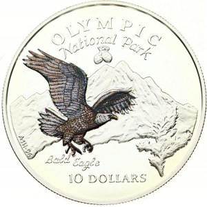 Cook Islands 10 Dollars 1996 Olympic National Park