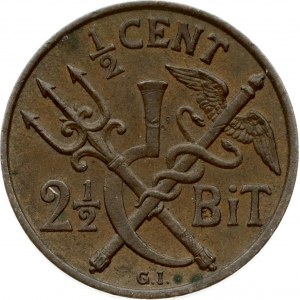 Danish West Indies ½ Cent / 2½ Bit 1905