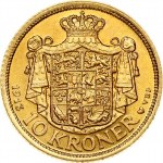 Denmark 10 Kroner 1913 AH/VBP