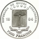 Equatorial Guinea 7000 Francos 1994 CFA Kingfisher
