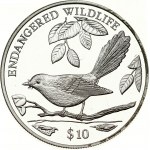 Fiji 10 Dollars 1995 Endangered Wildlife