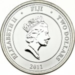 Fiji 2 Dollars 2011 'Taku Turtle'