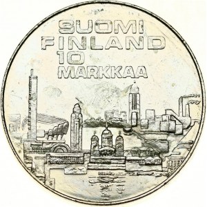 Finland 10 Markkaa 1971 S-H 10th European Athletic Championships