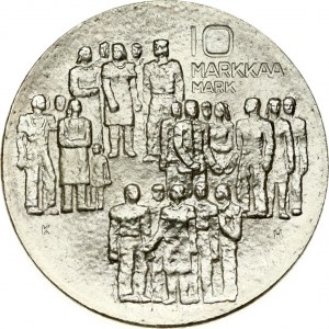 Finland 10 Markkaa 1977 H Independence