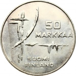 Finland 50 Markkaa 1982 K-T World Ice Hockey Championship Games