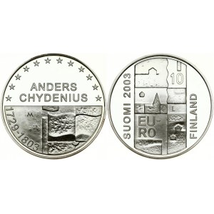 Finland 10 Euro 2003 Anders Chydenius