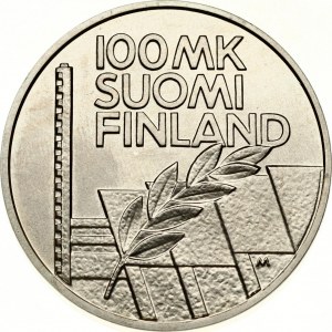 Finland 100 Markkaa 1994 P-M European Championships in Athletics