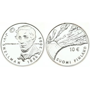 Finland 10 Euro 2006 Johan Vilhelm Snellman