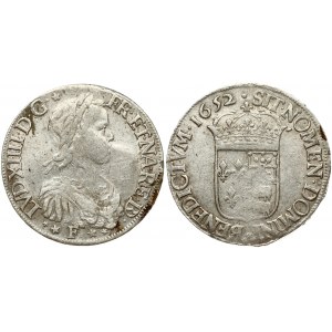 France Ecu 1652 F