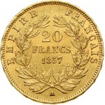 France 20 Francs 1857 A