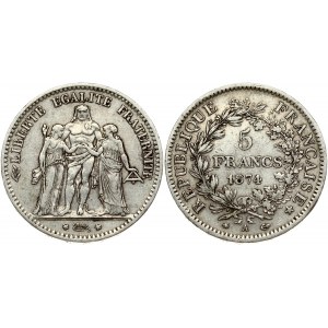 France 5 Francs 1874 A