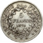 France 5 Francs 1874 A