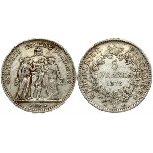 France 5 Francs 1876A