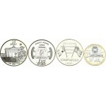 France 1/4 - 10 Euro (2006-2009) Commemorative issue Lot of 4 Coins