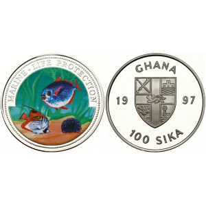 Ghana 100 Sika 1997 Marine - Life Protection