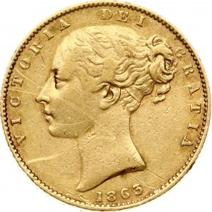 Great Britain Sovereign 1863