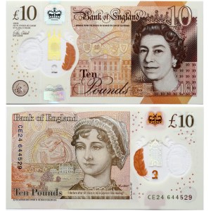 Great Britain 10 Pounds (2016) Banknote