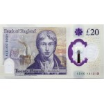 Great Britain 20 Pounds (2018) Banknote