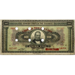 Greece 1000 Drachmai ND (1928) Georgios Stavros Banknote