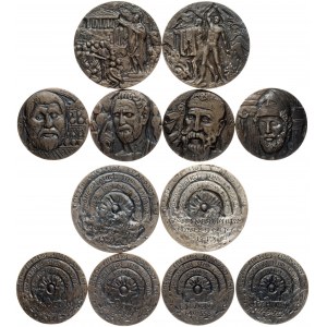 Greece Medal (20th Century) Return of Democracy in Greece SET Lot of 6 Medals and Plaque