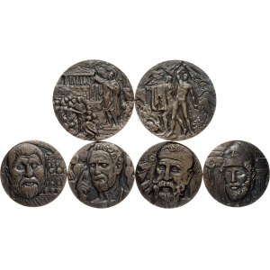 Greece Medal (20th Century) Return of Democracy in Greece SET Lot of 6 Medals and Plaque