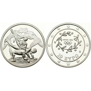 Greece 10 Euro 2004 Wrestling