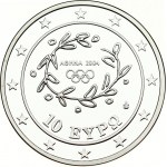 Greece 10 Euro 2004 Javelin Throw