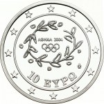 Greece 10 Euro 2004 Rhythmic Gymnastics