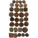 India 10 - 20 Cash (19th Century) and other coins Lot of 33 Coins