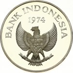 Indonesia 2000 Rupiah 1974 Javan Tiger