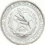 Italy 10 Euro 2003 R Presidency of European Union Council