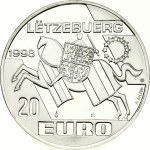 Luxembourg 20 Euro 1998 Echternach Fantasy Issue