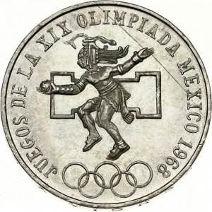 Mexico 25 Pesos 1968 19th Summer Olympics