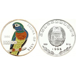 North Korea 500 Won 1995 Fauna of Asia Parrot