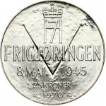 Norway 25 Kroner 1970 Liberation