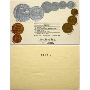 Peru Post Card ND (20th Century) Examples of Coins