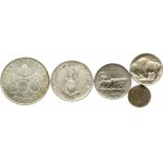 Philippines 50 Centavos 1944 S & World Coins Lot of 5 Coins