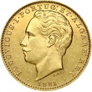 Portugal 10 000 Reis 1881