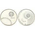 Portugal 8 Euro 2004 Commemorative issue Lot of 2 Coins