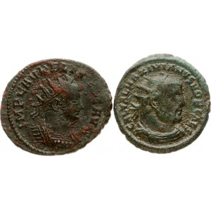 Roman Empire Antoninianus (270-305) Lot of 2 Coins